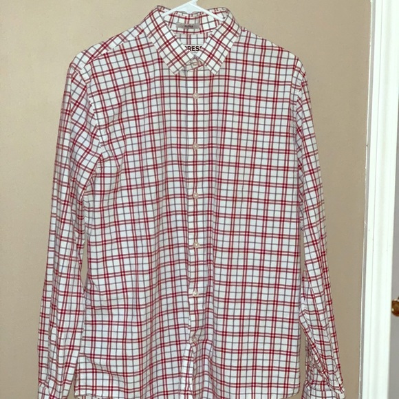 EXPRESS “Fitted” long sleeve dress shirt - Picture 1 of 2